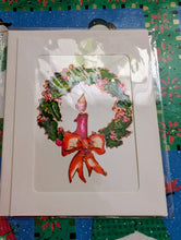 Charger l'image dans la galerie, Cartes de Noël, chandelles et couronnes Cartes Madeleine Fortier, écrivaine