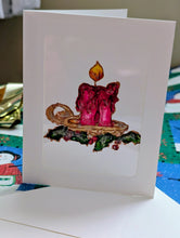 Charger l'image dans la galerie, Cartes de Noël, chandelles et couronnes Cartes Madeleine Fortier, écrivaine