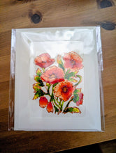 Charger l'image dans la galerie, Cartes de souhaits peinture vitrail, fleurs et papillons Cartes Madeleine Fortier, écrivaine