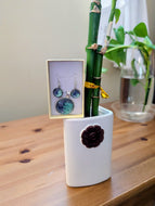Bijou vert et bleu Madeleine Fortier 