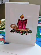 Cartes de Noël, chandelles et couronnes Cartes Madeleine Fortier, écrivaine 