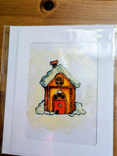 Charger l'image dans la galerie, Cartes de Noël, maisons, pingouin, soldat de bois Cartes Madeleine Fortier, écrivaine 
