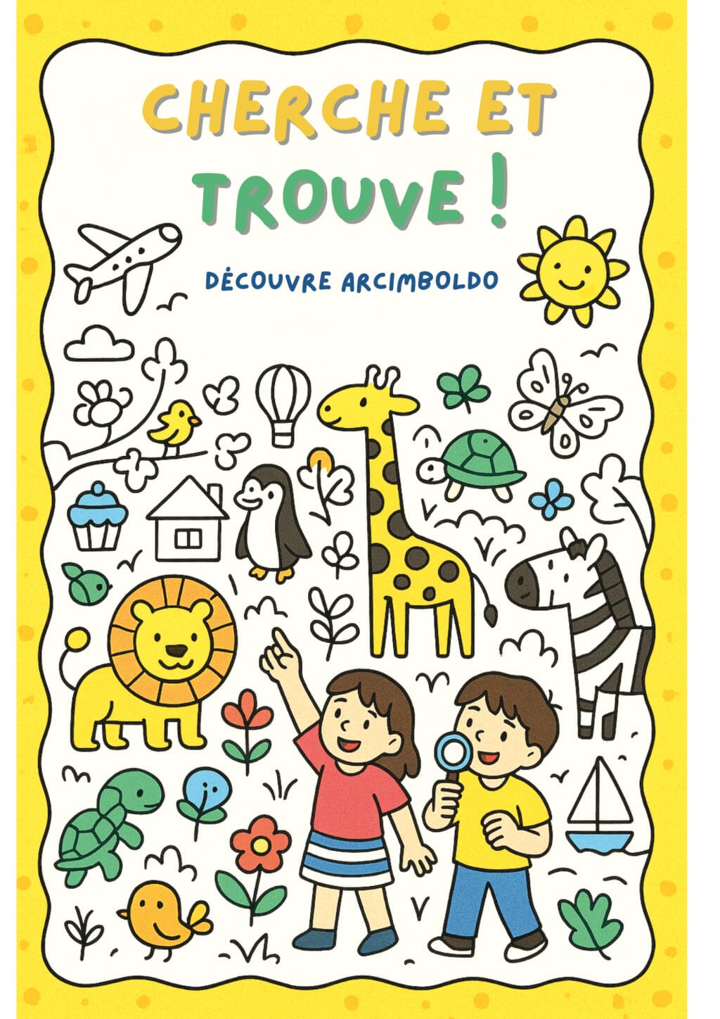 Cherche et trouve : découvre Vertumnus de Guiseppe Arcimboldo - PDF Activités pour les enfants - Artistes Madeleine Fortier 