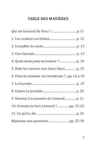 Charger l&#39;image dans la galerie, Histoire de l&#39;art - Cahier d&#39;activités et de jeux pour enfants, Léonard de Vinci Activités pour les enfants - Artistes Madeleine Fortier 
