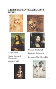 Histoire de l'art - Cahier d'activités et de jeux pour enfants, Léonard de Vinci Activités pour les enfants - Artistes Madeleine Fortier 