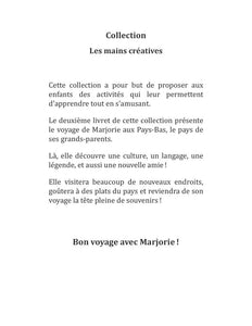 Marjorie au pays des tulipes livret d'activités PDF Activités pour les enfants - Voyages Madeleine Fortier 